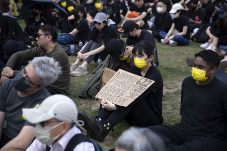 Demonstration zum 3 Jahrestag des Beginns der Honkong-Proteste in London