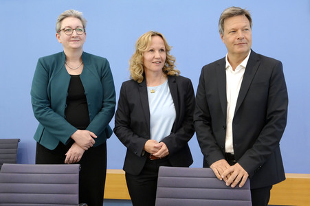 Bundespressekonferenz Gesetzesentwürfe in Berlin