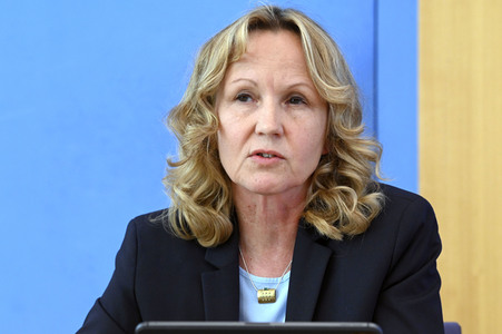 Bundespressekonferenz Gesetzesentwürfe in Berlin