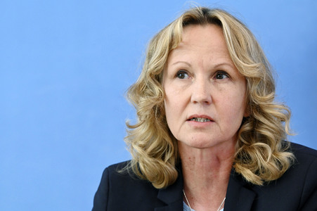 Bundespressekonferenz Gesetzesentwürfe in Berlin