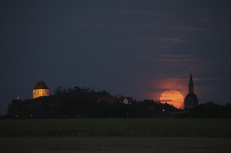 Vollmond über Gütz