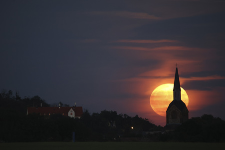 Vollmond über Gütz