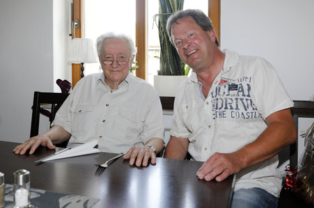 Geburtstagsfeier zum 95. Geburtstag von Lutz Jahoda in Storkow