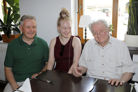 Geburtstagsfeier zum 95. Geburtstag von Lutz Jahoda in Storkow