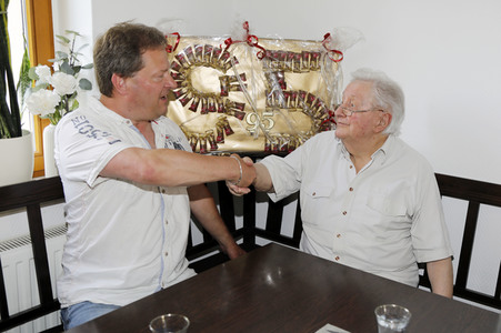 Geburtstagsfeier zum 95. Geburtstag von Lutz Jahoda in Storkow