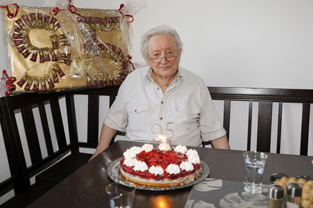 Geburtstagsfeier zum 95. Geburtstag von Lutz Jahoda in Storkow