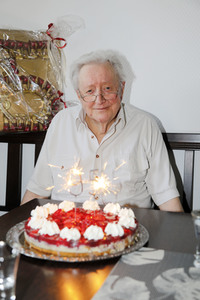 Geburtstagsfeier zum 95. Geburtstag von Lutz Jahoda in Storkow