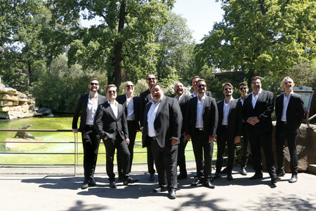 Fototermin mit The 12 Tenors in Berlin