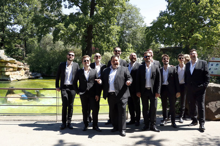 Fototermin mit The 12 Tenors in Berlin