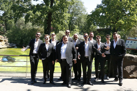 Fototermin mit The 12 Tenors in Berlin