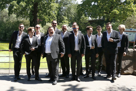 Fototermin mit The 12 Tenors in Berlin