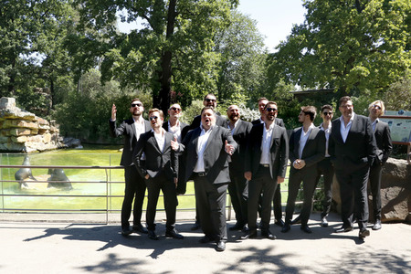 Fototermin mit The 12 Tenors in Berlin