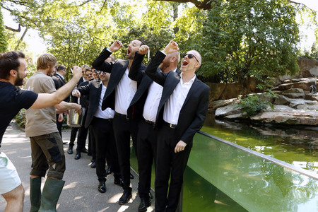 Fototermin mit The 12 Tenors in Berlin