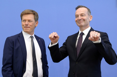 Bundespressekonferenz Zukunft der DB und der Schiene in Berlin