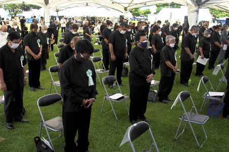 Gedenkfeier zum 76. Jahrestag der Schlacht von Okinawa in Itoman