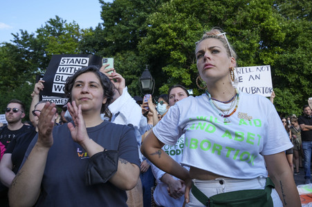 Protest gegen die Entscheidung der Supreme Courts gegen das Abtreibungsrecht in New York