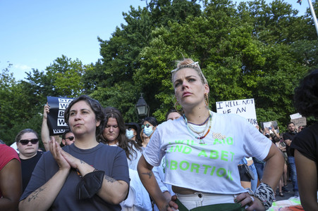 Protest gegen die Entscheidung der Supreme Courts gegen das Abtreibungsrecht in New York
