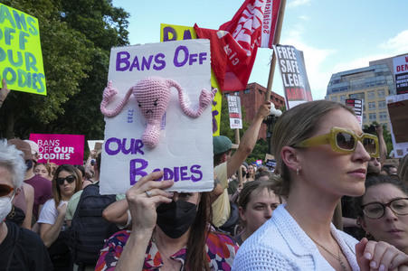 Protest gegen die Entscheidung der Supreme Courts gegen das Abtreibungsrecht in New York