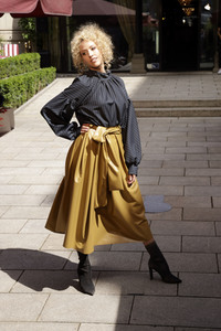 Anja Gockel Fashionshow W 22 auf der Frankfurt Fashion Week AW 2022