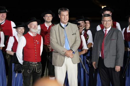 Ankunft von Präsident Biden in München