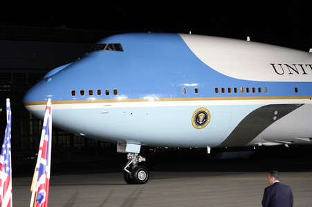 Ankunft von Präsident Biden in München