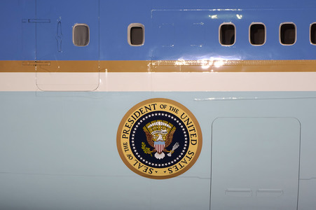 Ankunft von Präsident Biden in München