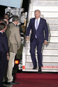 Ankunft von Präsident Biden in München