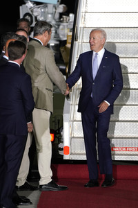 Ankunft von Präsident Biden in München