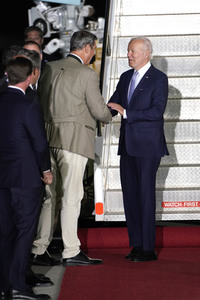 Ankunft von Präsident Biden in München