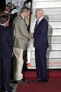 Ankunft von Präsident Biden in München