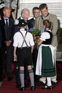 Ankunft von Präsident Biden in München