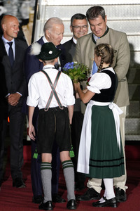 Ankunft von Präsident Biden in München