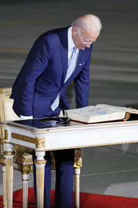 Ankunft von Präsident Biden in München