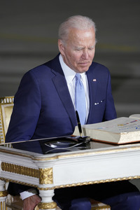 Ankunft von Präsident Biden in München