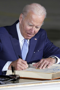 Ankunft von Präsident Biden in München