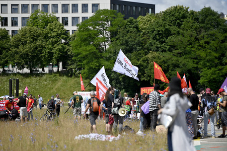 Demonstration gegen den G7-Gipfel in München