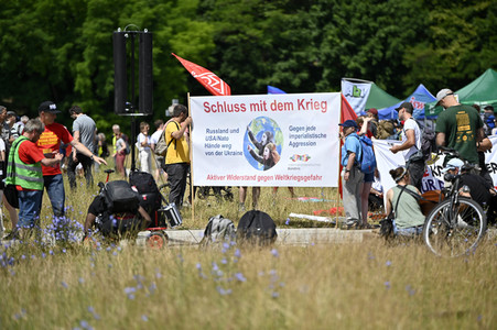 Demonstration gegen den G7-Gipfel in München