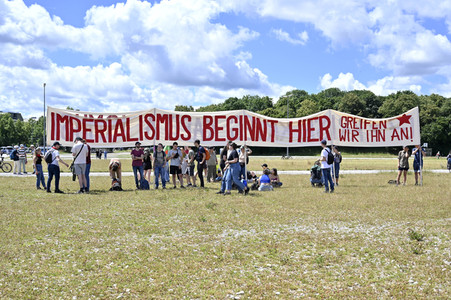 Demonstration gegen den G7-Gipfel in München
