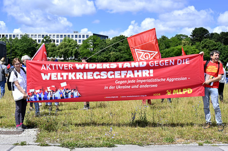 Demonstration gegen den G7-Gipfel in München