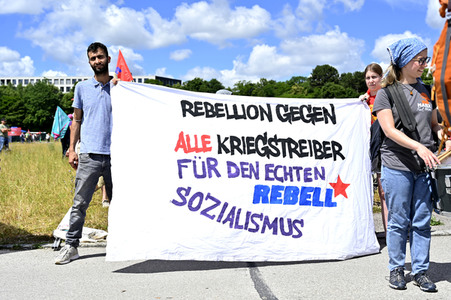 Demonstration gegen den G7-Gipfel in München