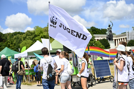 Demonstration gegen den G7-Gipfel in München