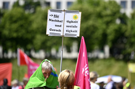 Demonstration gegen den G7-Gipfel in München