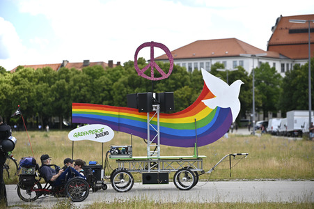 Demonstration gegen den G7-Gipfel in München