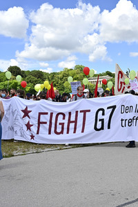 Demonstration gegen den G7-Gipfel in München