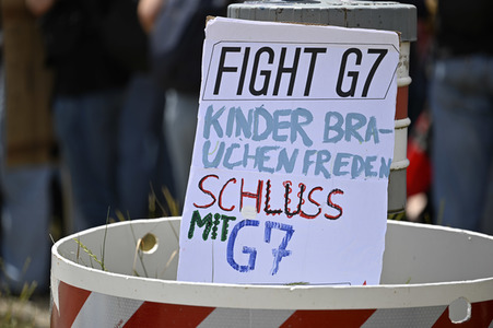 Demonstration gegen den G7-Gipfel in München