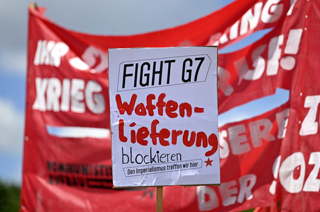 Demonstration gegen den G7-Gipfel in München