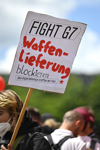 Demonstration gegen den G7-Gipfel in München