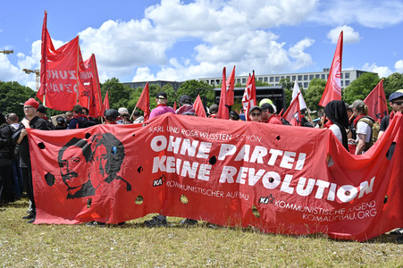 Demonstration gegen den G7-Gipfel in München