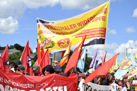 Demonstration gegen den G7-Gipfel in München