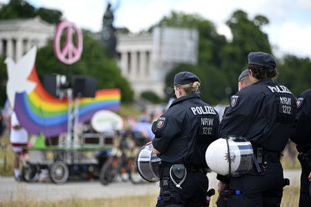 Demonstration gegen den G7-Gipfel in München